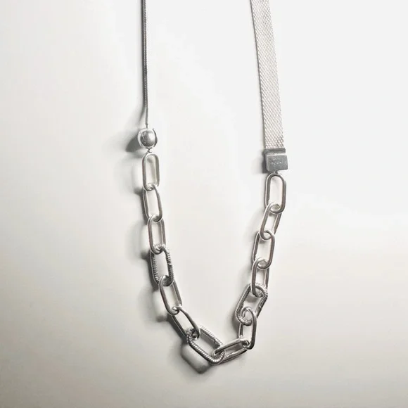 NWOT Pandora Reflexions Mesh Bracelet - Sterling Silver S925 ALE 6.3” - Picture 4 of 7